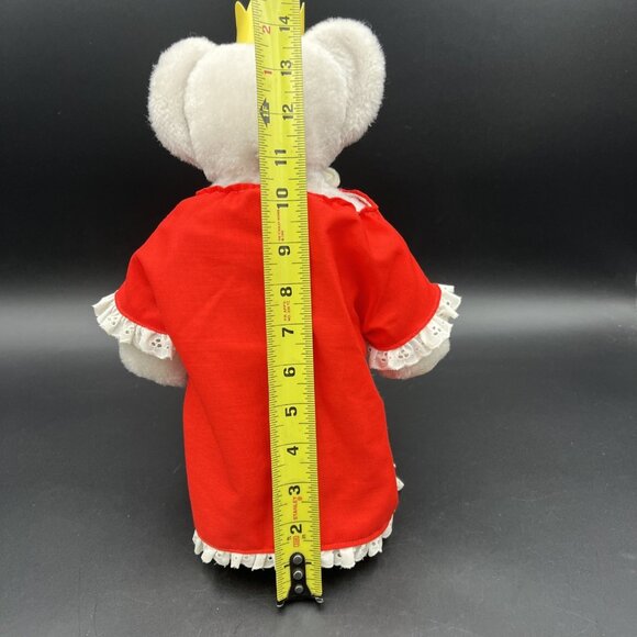 Babar Queen Celeste Elephant Plush 15" Eden Toys Inc Red Dress ‘77 Red Dress Toy - Picture 5 of 15
